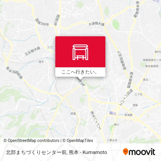 北部まちづくりセンター前地図