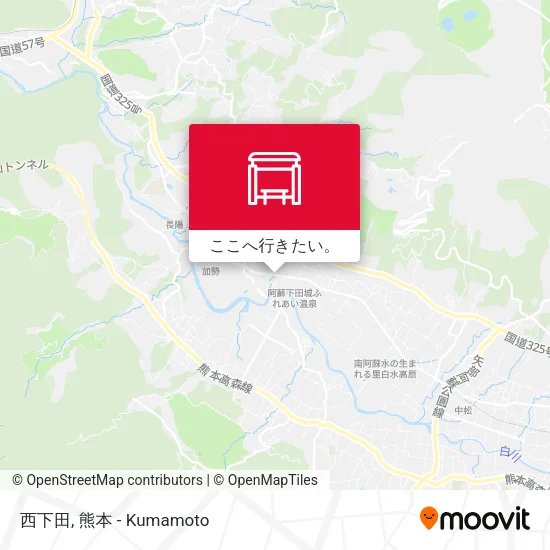 西下田地図