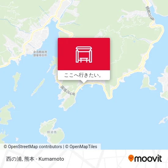 西の浦地図