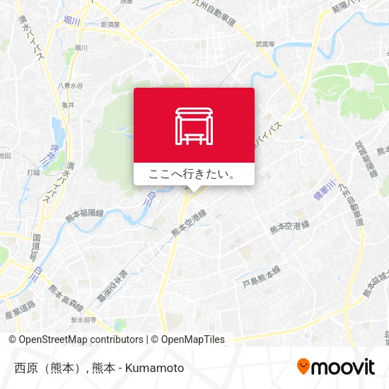 西原（熊本）地図