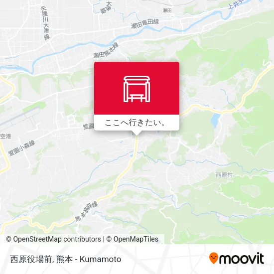 西原役場前地図