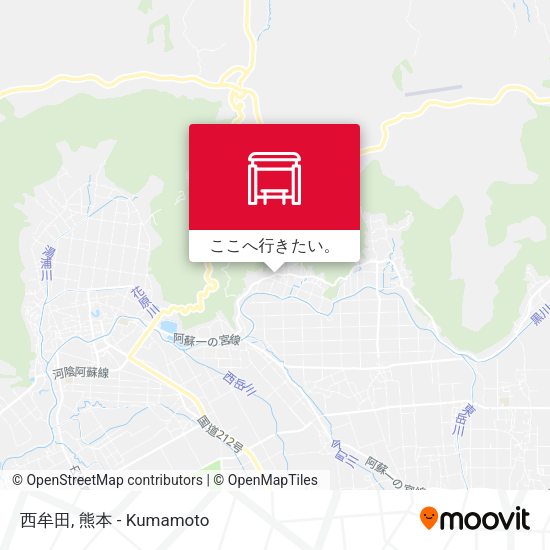 西牟田地図
