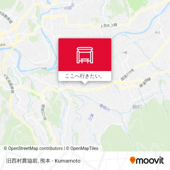 旧西村農協前地図