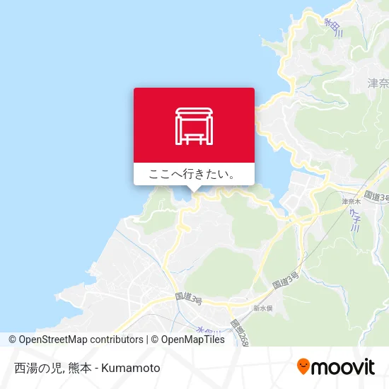 西湯の児地図