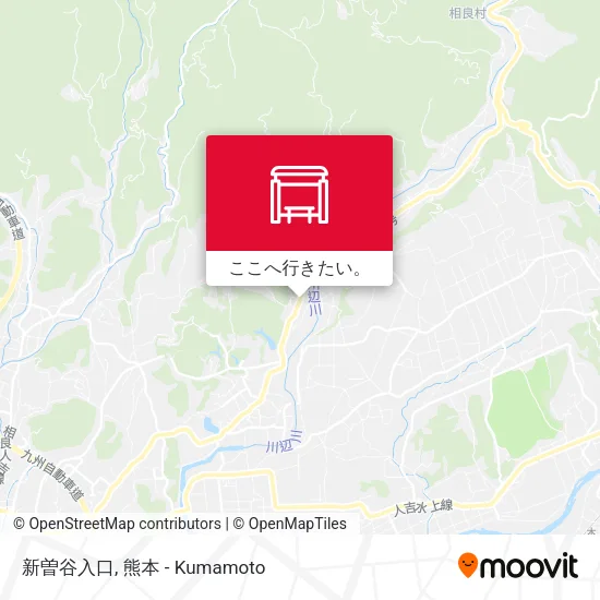 新曽谷入口地図