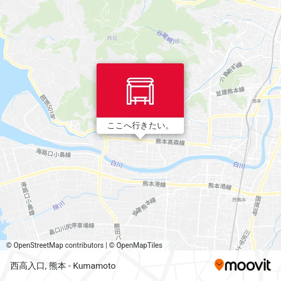 西高入口地図