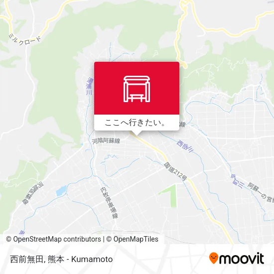 西前無田地図