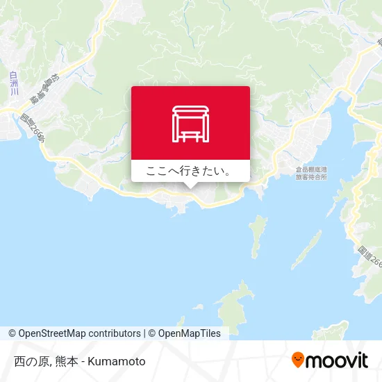 西の原地図