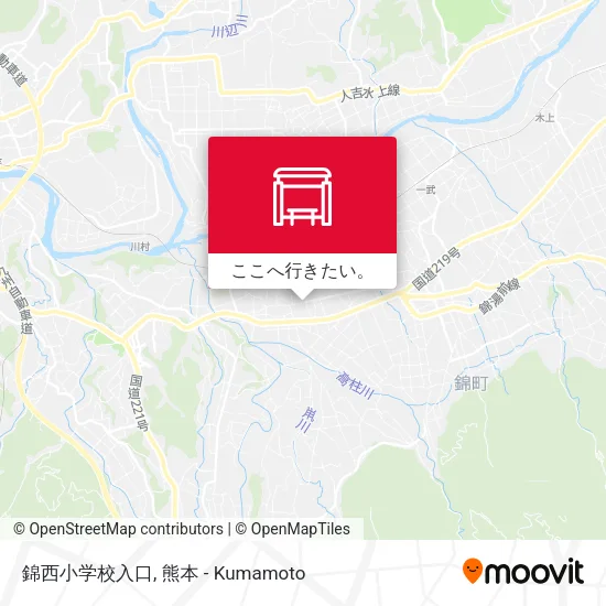 錦西小学校入口地図
