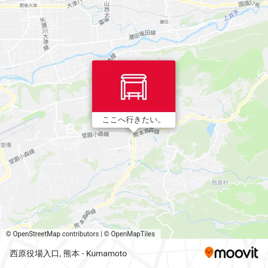 西原役場入口地図