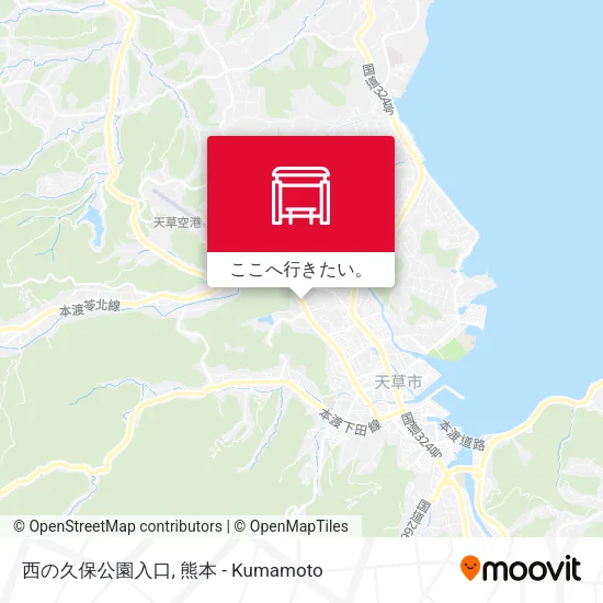 西の久保公園入口地図