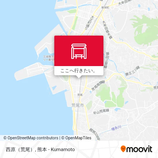 西原（荒尾）地図