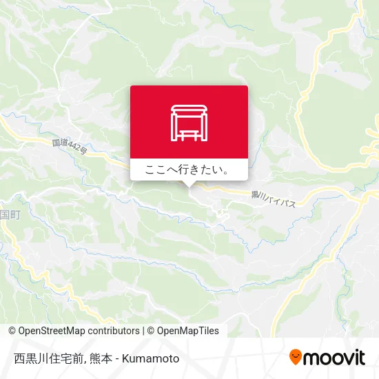 西黒川住宅前地図