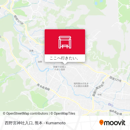 西野宮神社入口地図