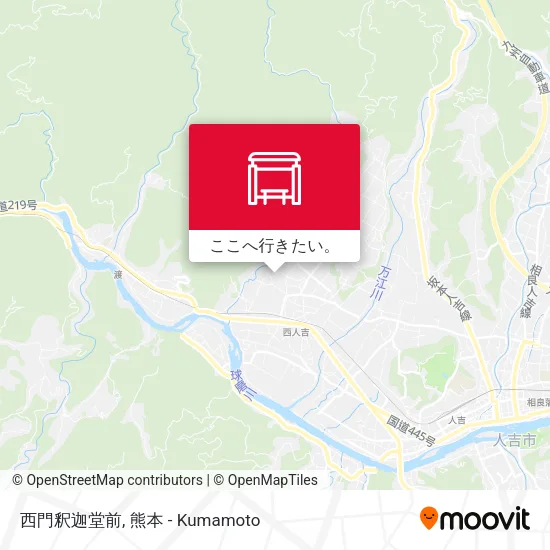 西門釈迦堂前地図