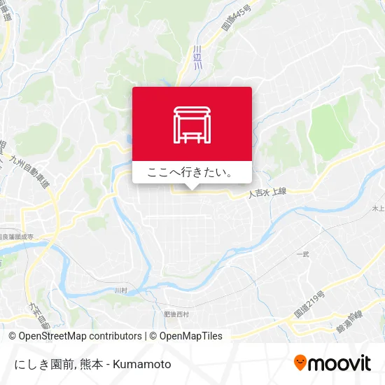 にしき園前地図