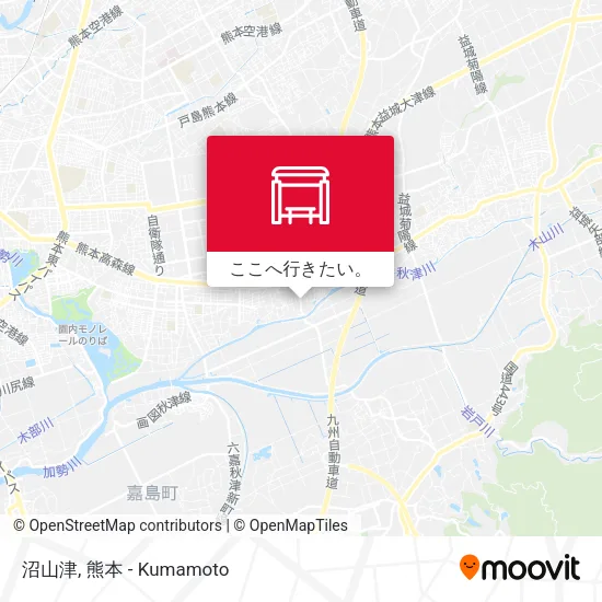 沼山津地図