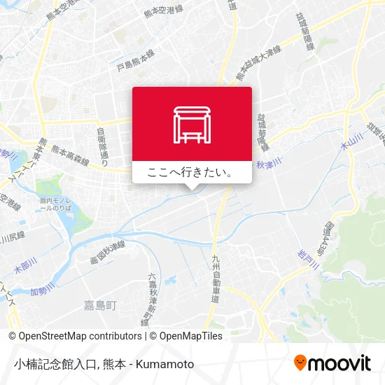 小楠記念館入口地図