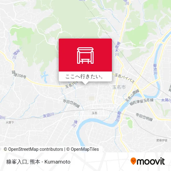 糠峯入口地図