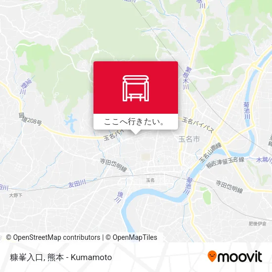 糠峯入口地図