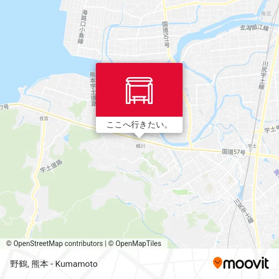 野鶴地図