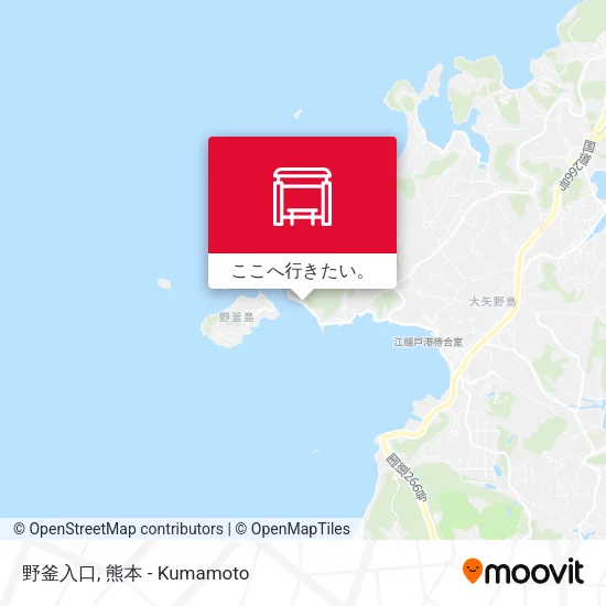 野釜入口地図