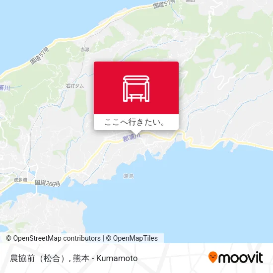 農協前（松合）地図