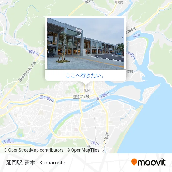 延岡駅地図
