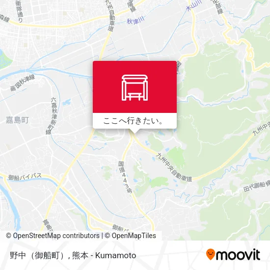 野中（御船町）地図