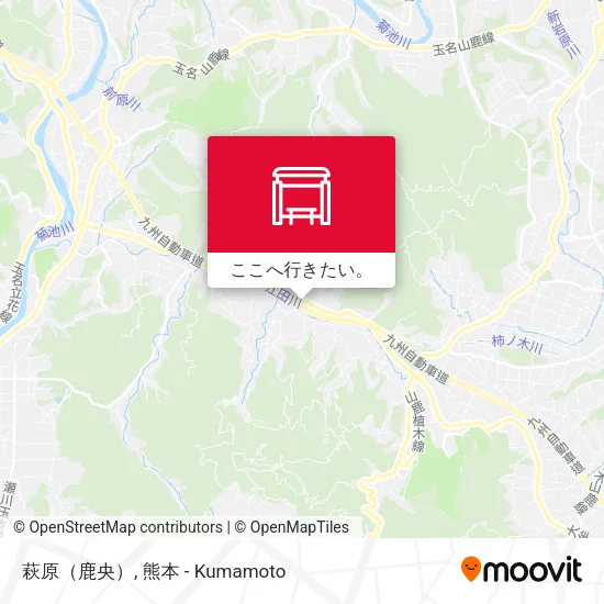 萩原（鹿央）地図