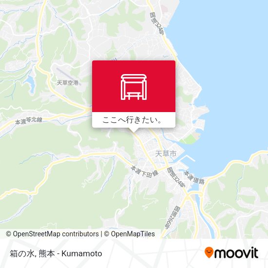 箱の水地図