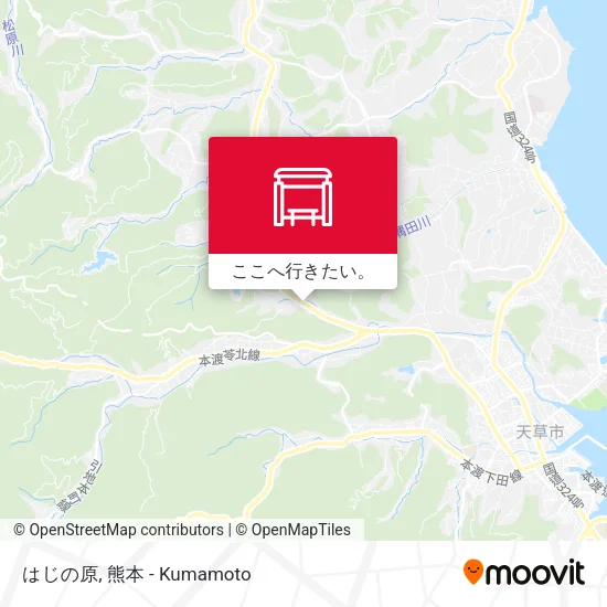 はじの原地図