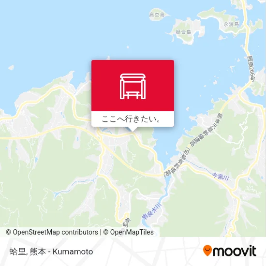 蛤里地図