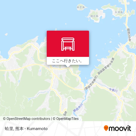 蛤里地図