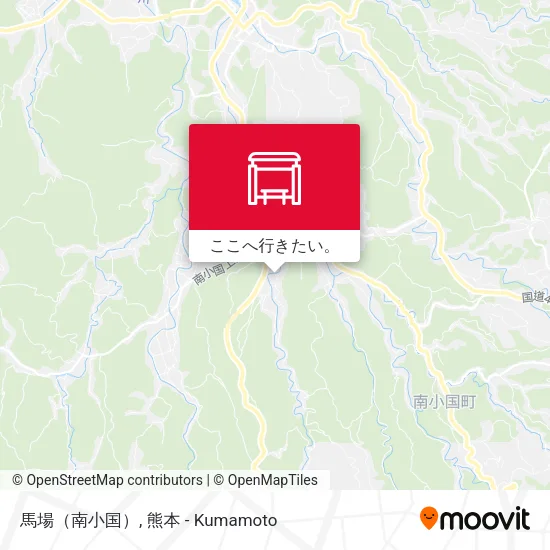 馬場（南小国）地図