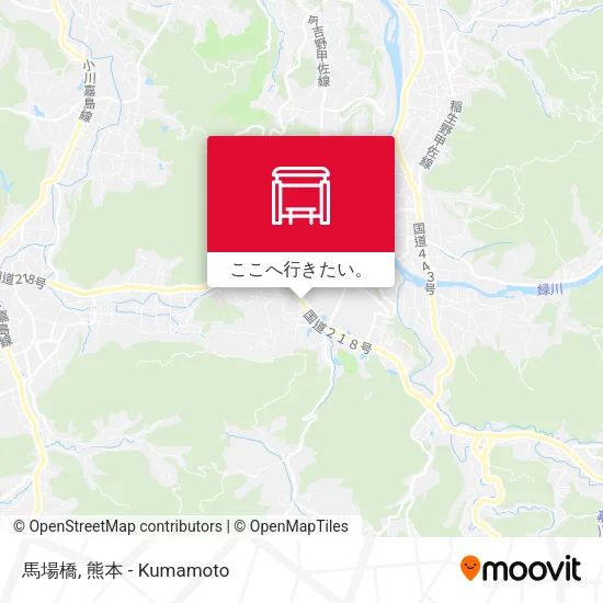 馬場橋地図