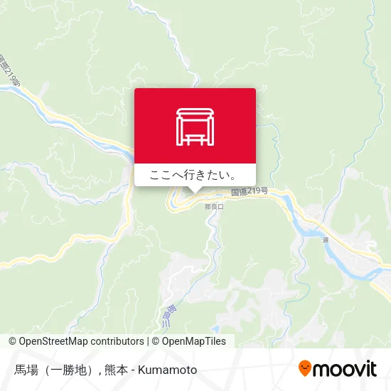 馬場（一勝地）地図