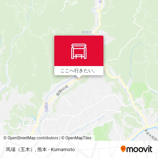 馬場（五木）地図