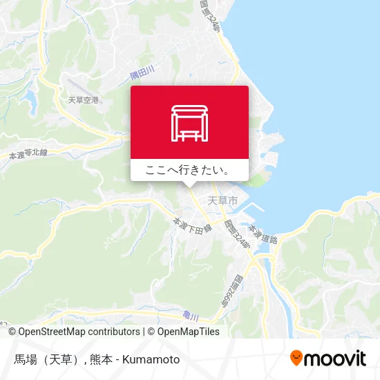馬場（天草）地図