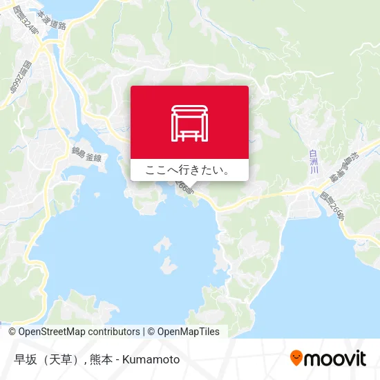 早坂（天草）地図