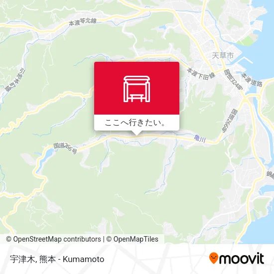 宇津木地図
