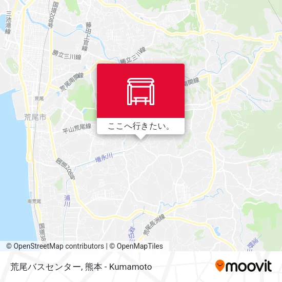 荒尾バスセンター地図