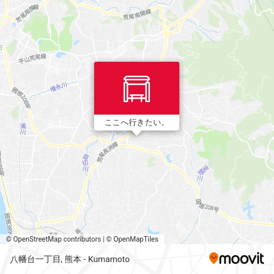 八幡台一丁目地図