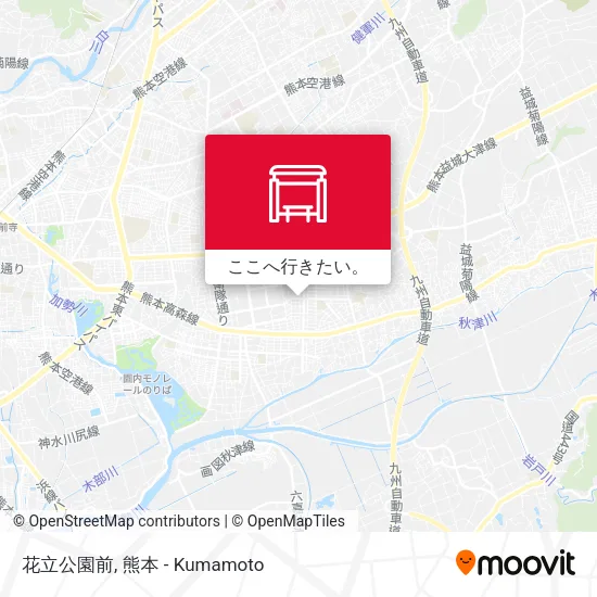 花立公園前地図