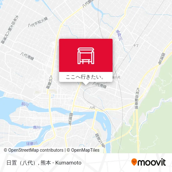 日置（八代）地図