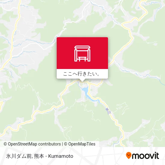 氷川ダム前地図