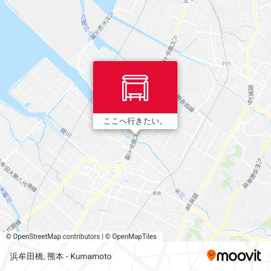 浜牟田橋地図