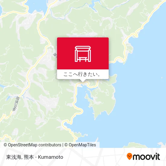 東浅海地図
