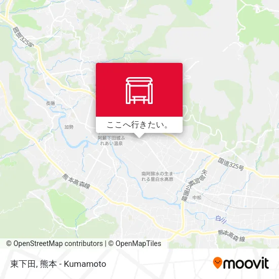東下田地図