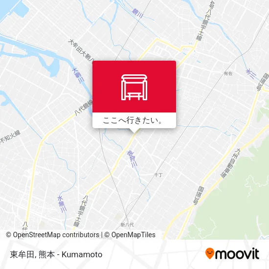 東牟田地図